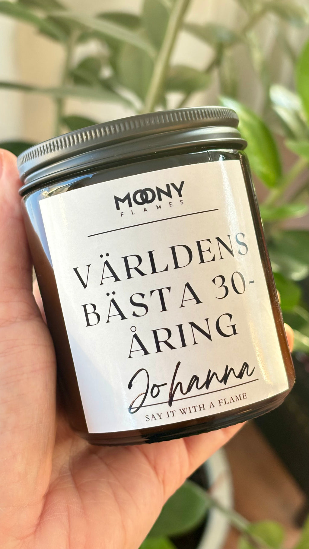 Personligt doftljus - Säg det med ett ljus