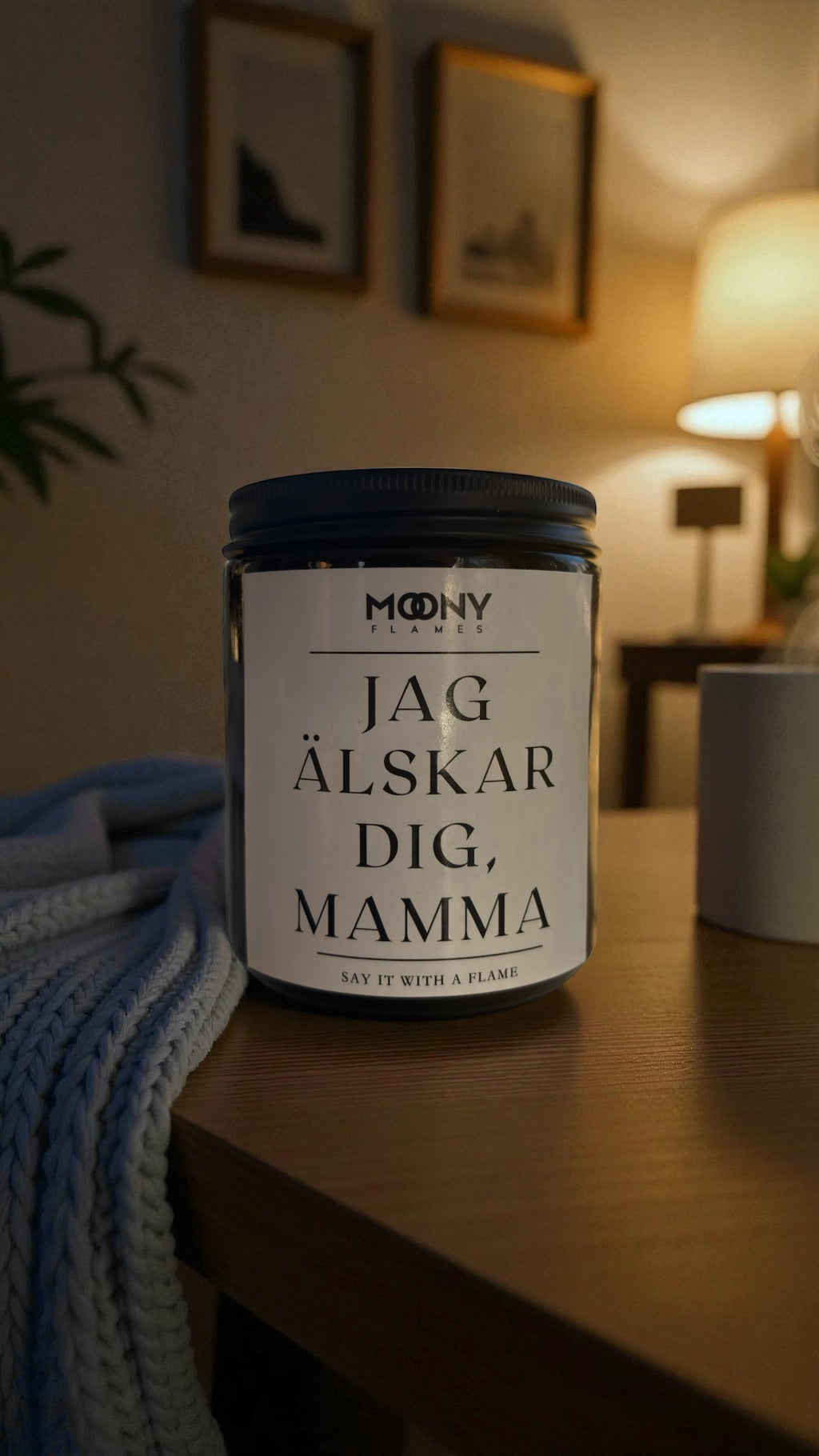 Personligt doftljus - Säg det med ett ljus